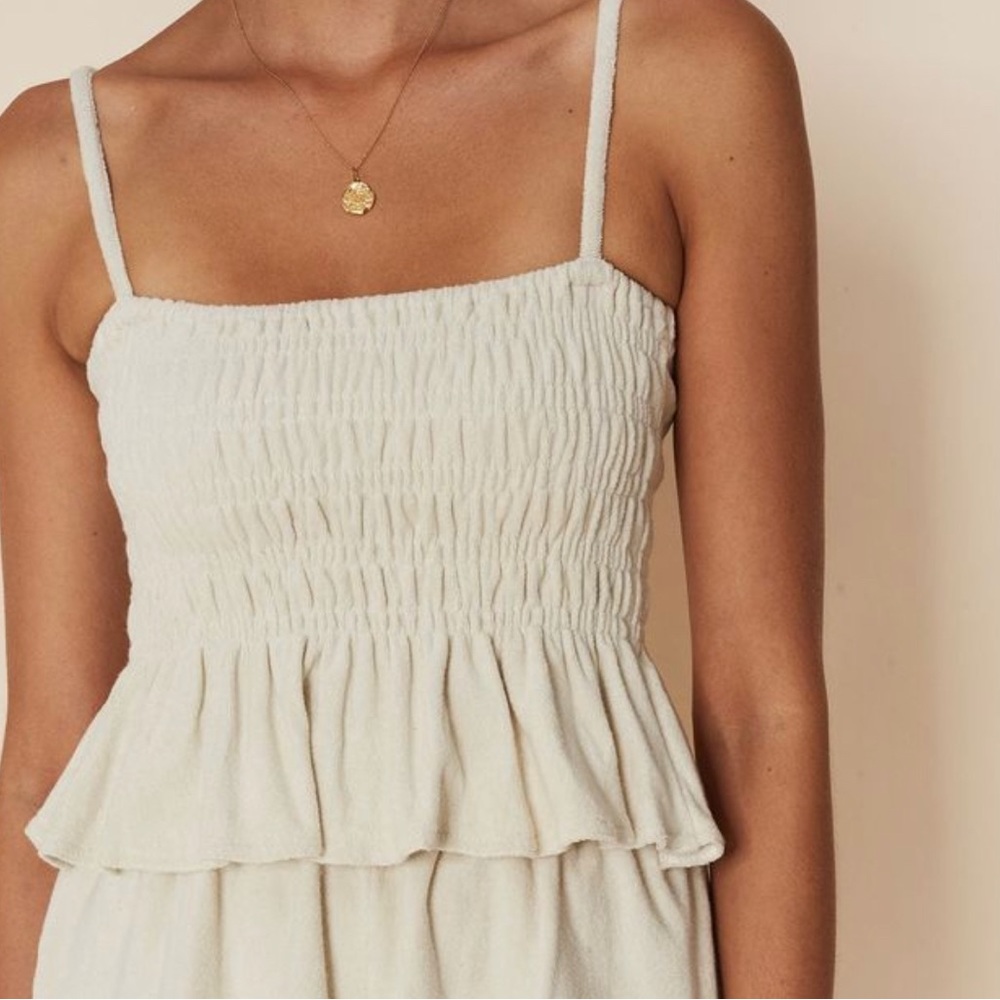 Faithfull the Brand Plain Oat Damita Top